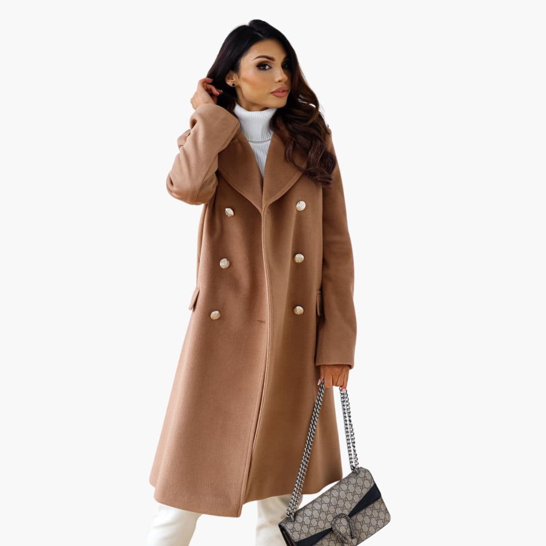 Trench femme avec col à revers