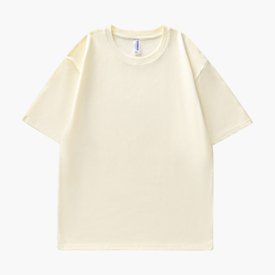 T shirt femme col rond manches courtes coupe ample
