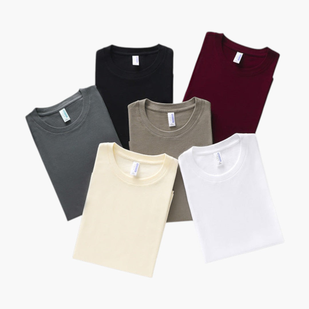 T shirt femme col rond manches courtes coupe ample