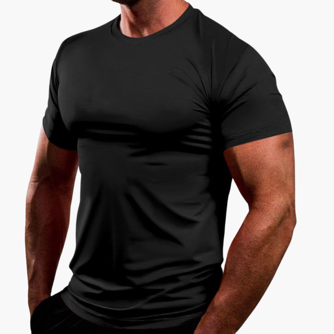 T shirt homme à col rond et manches courtes
