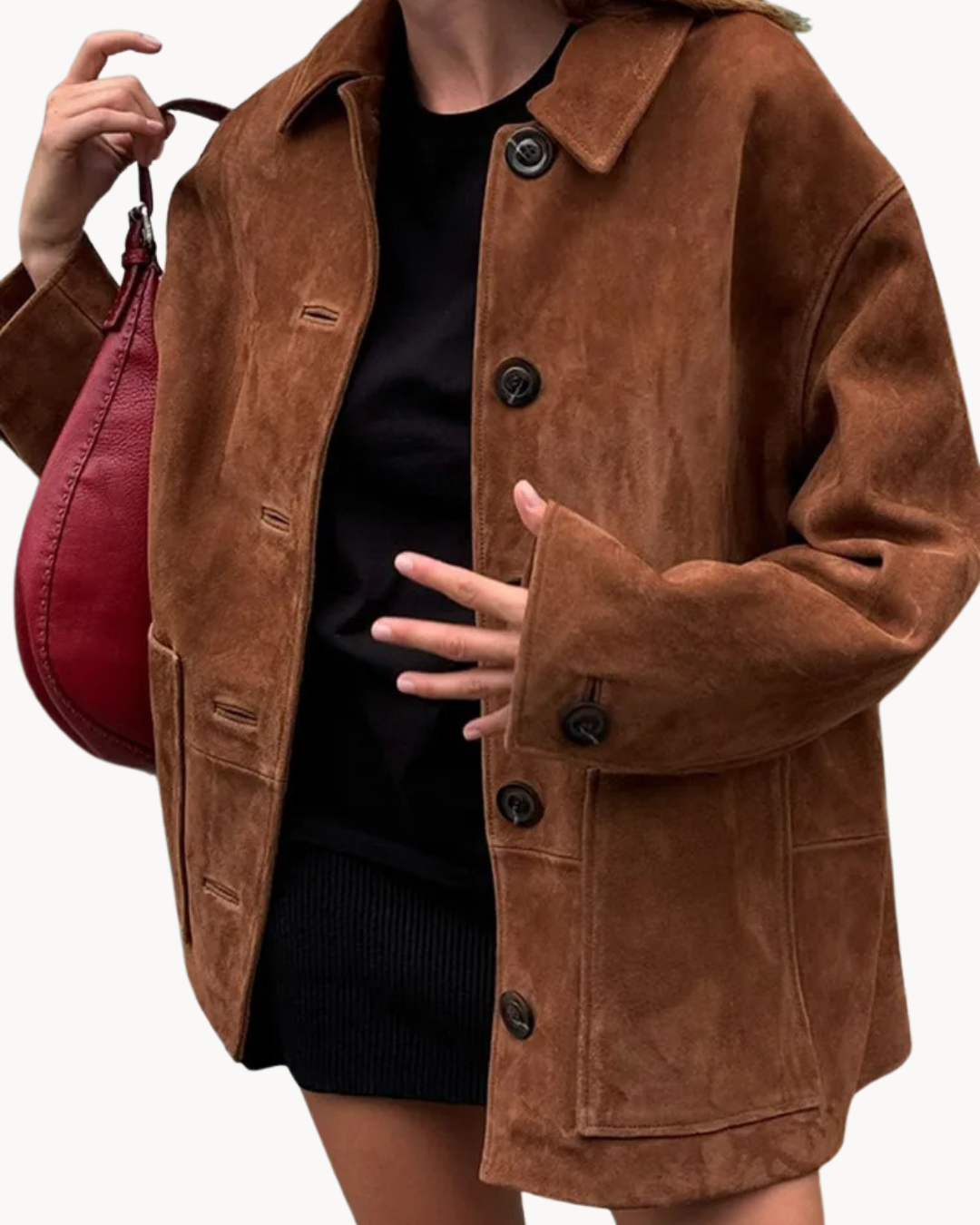 Blazer femme camel | Coupe droite élégante | Mi-saison, style chic décontracté