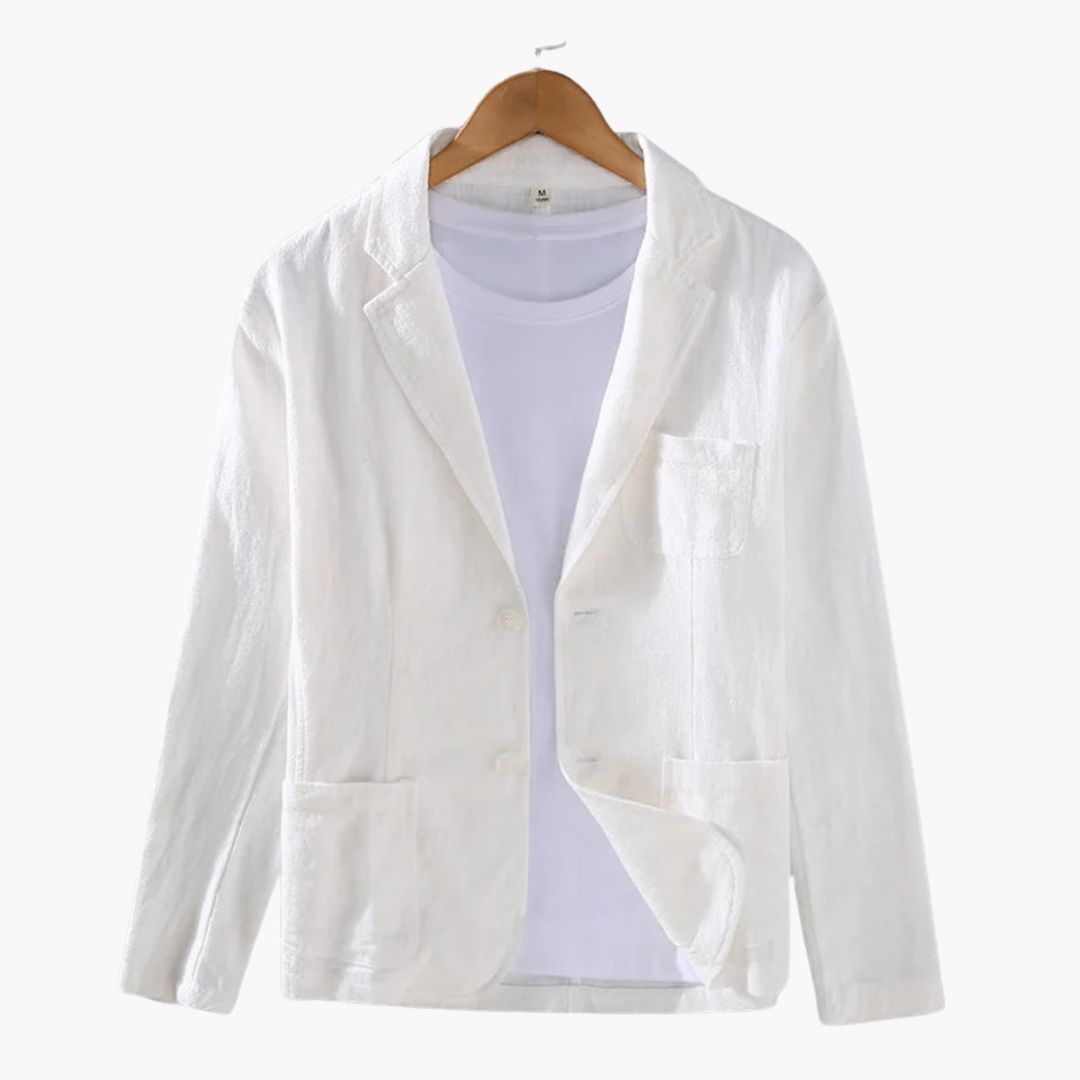 Veste Blazer Homme avec Col à Revers