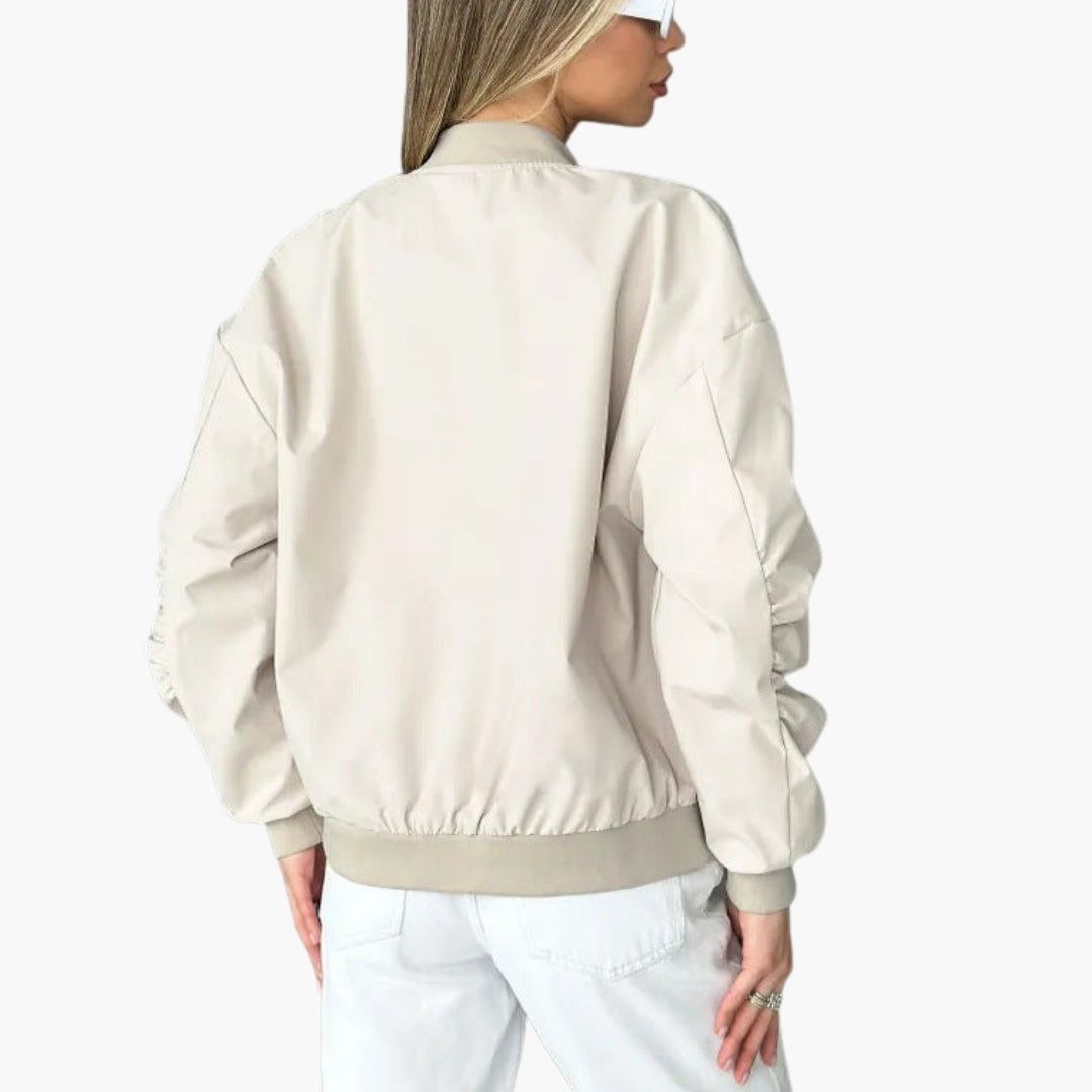 Giacca Bomber Donna con Taglio Sportivo