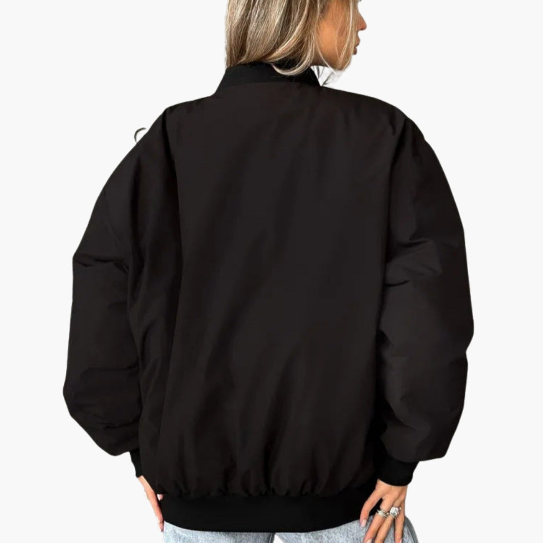 Giacca Bomber Donna con Taglio Sportivo