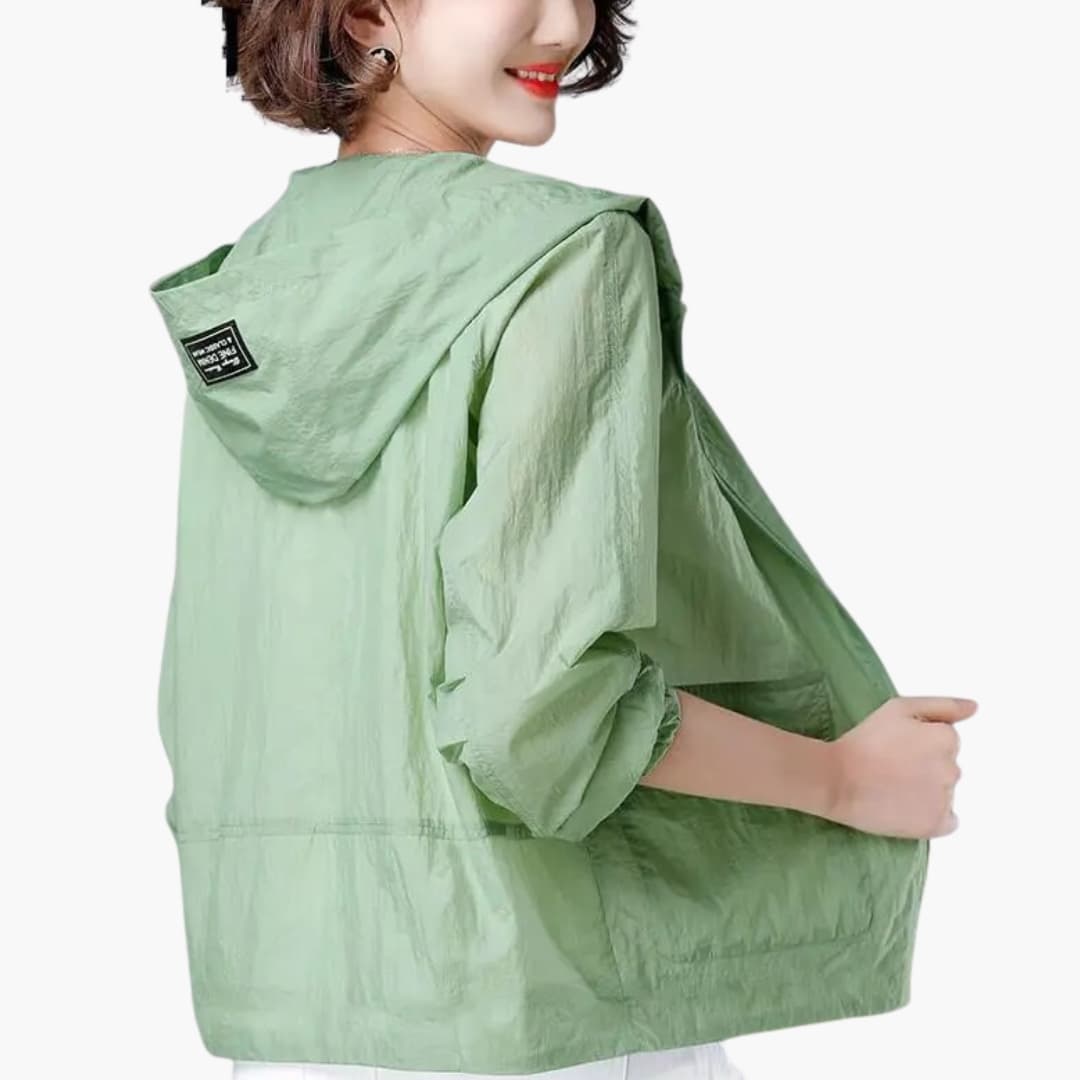 Veste Femme avec Capuche et Poches à l’Avant