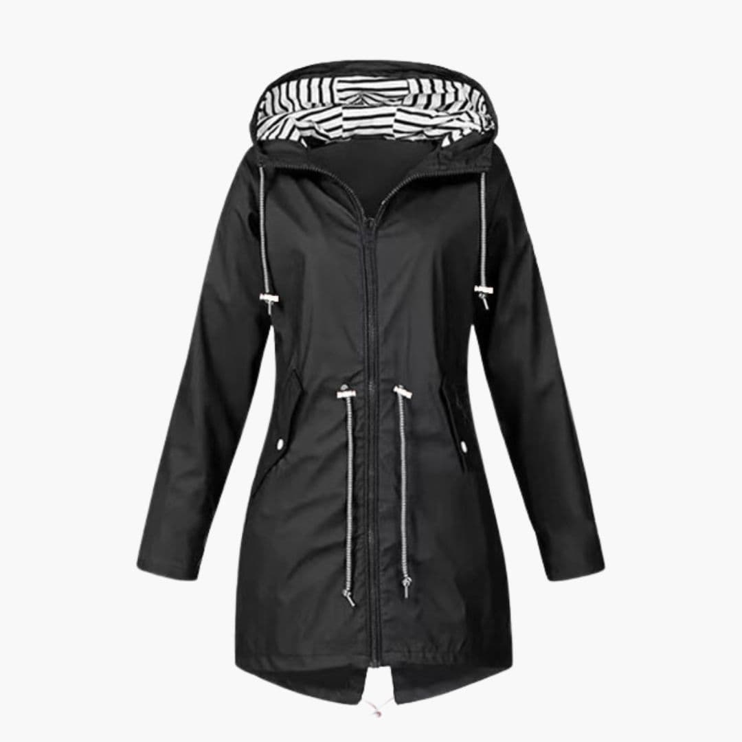 Veste Femme avec Capuche et Taille Ajustable
