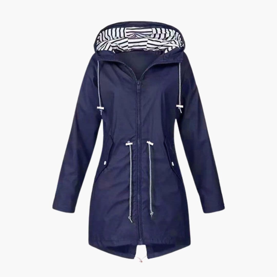 Veste Femme avec Capuche et Taille Ajustable
