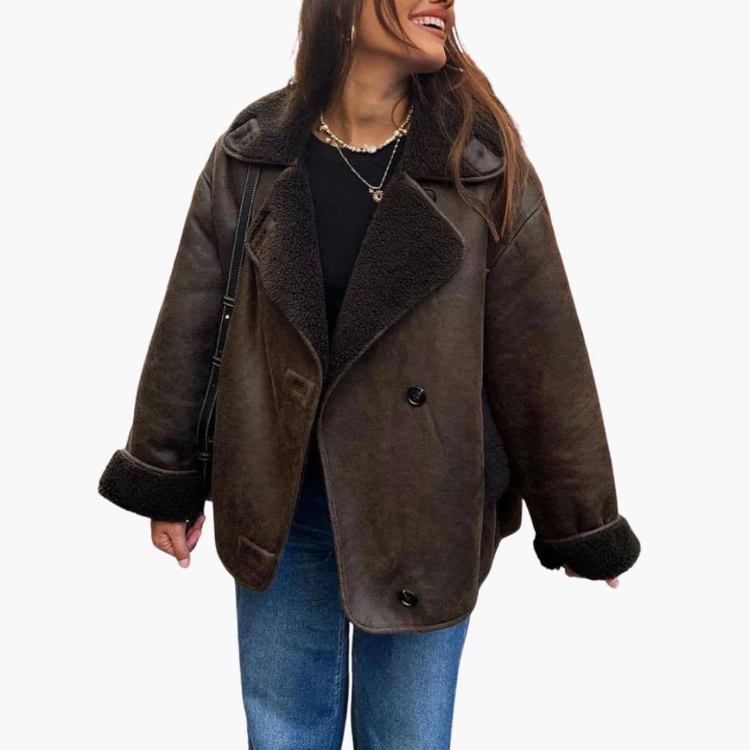 Veste Femme avec Col à Revers