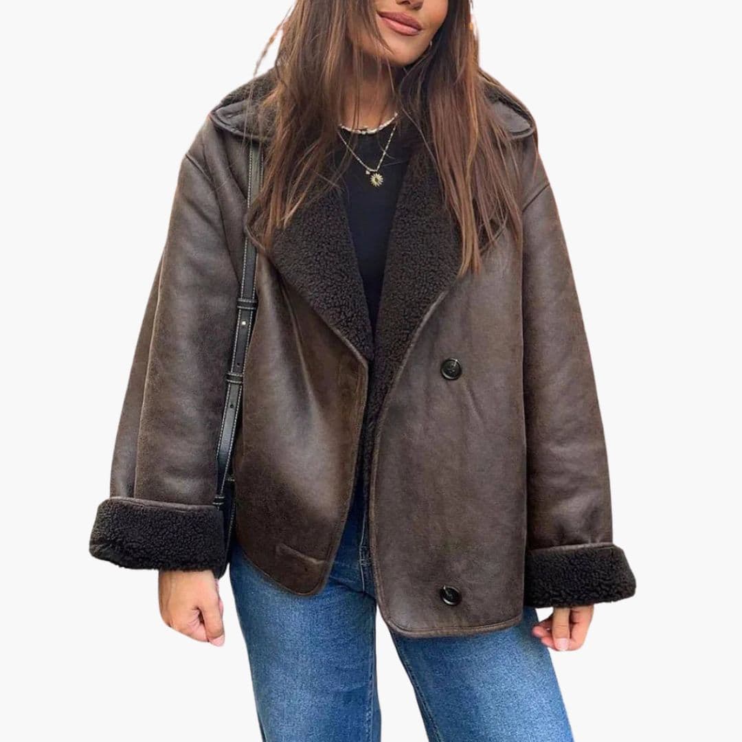 Veste Femme avec Col à Revers