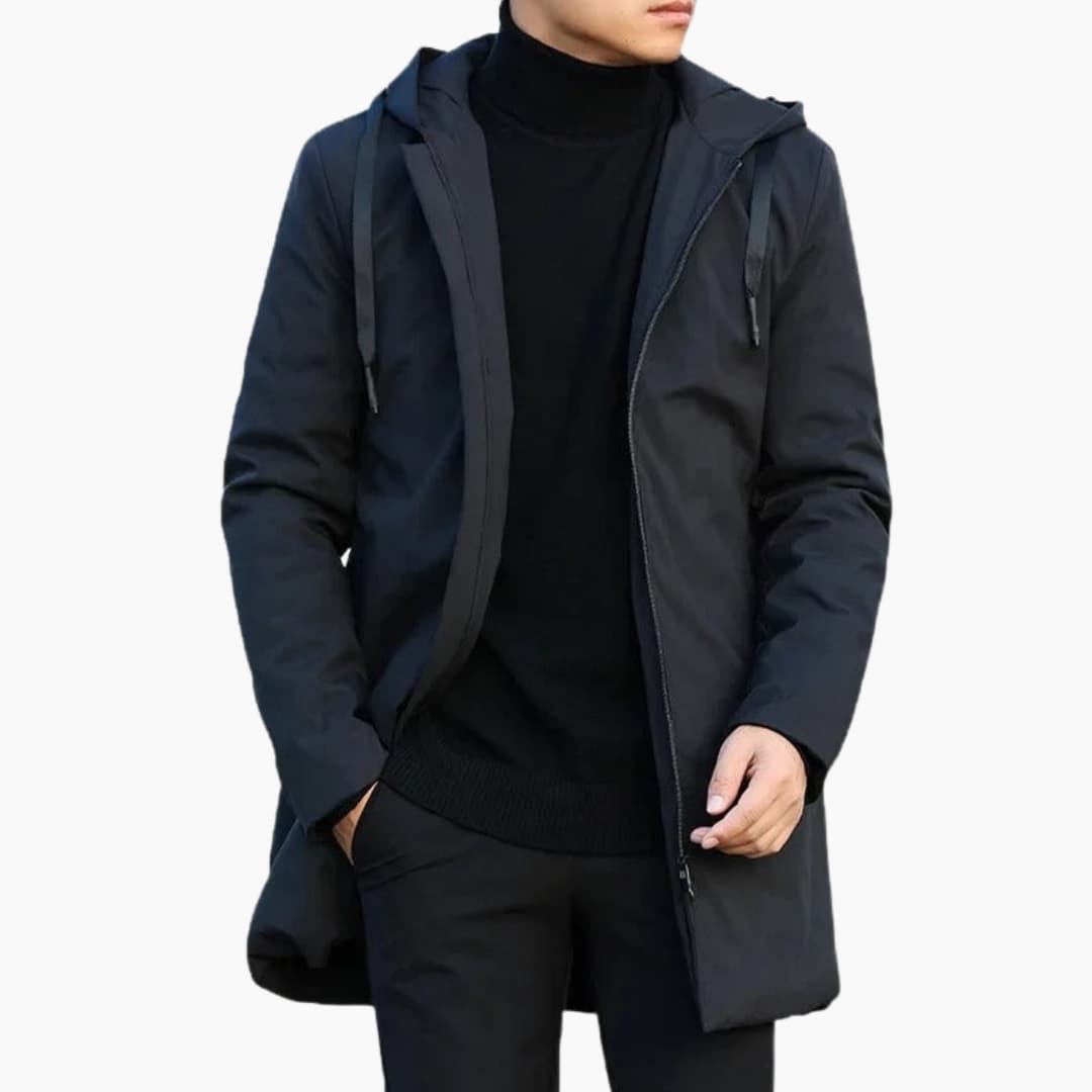 Casaco de Inverno Masculino Impermeável e Cortavento