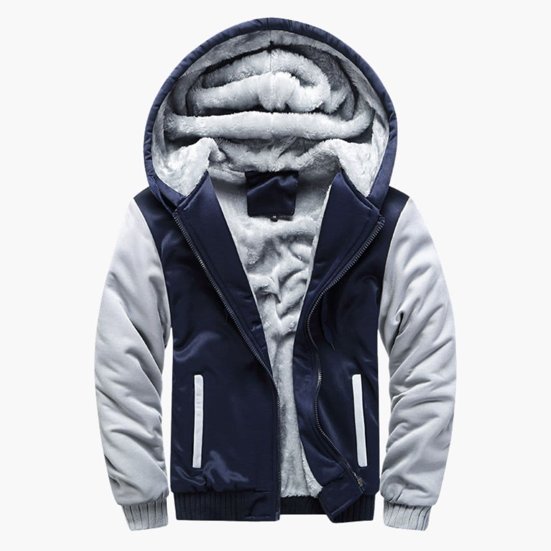 Veste Homme à Capuche avec Doublure Polaire