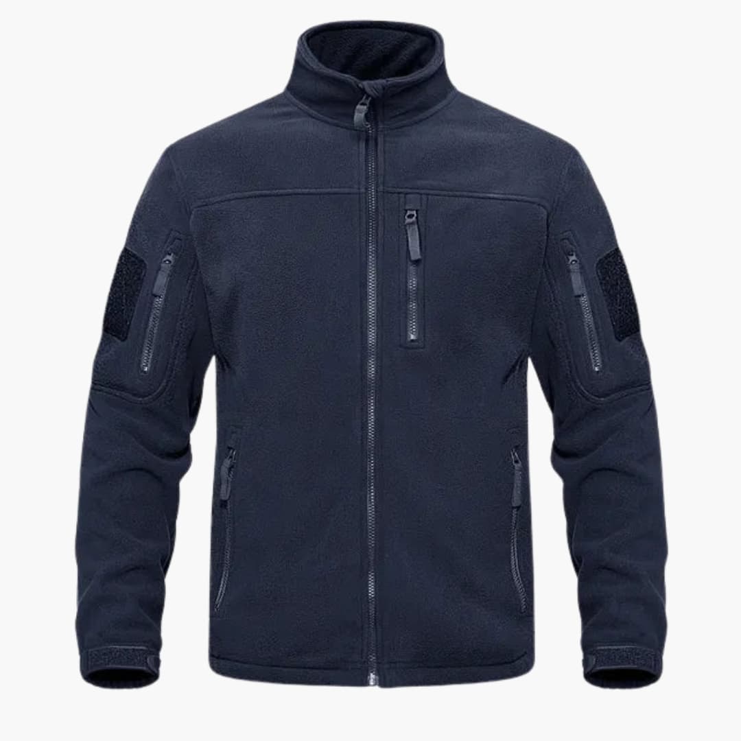 Veste Polaire Tactique Homme avec Multiples Poches Zippées