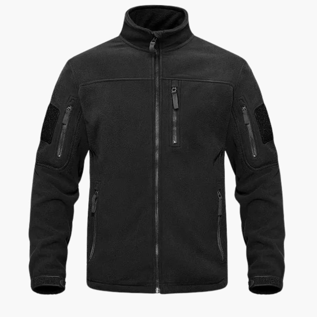 Veste Polaire Tactique Homme avec Multiples Poches Zippées