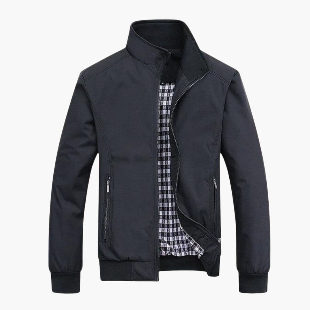 Veste Zippée Homme avec Col Montant