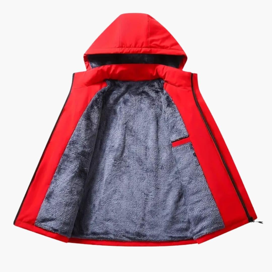 Veste à capuche homme avec fermeture zippée
