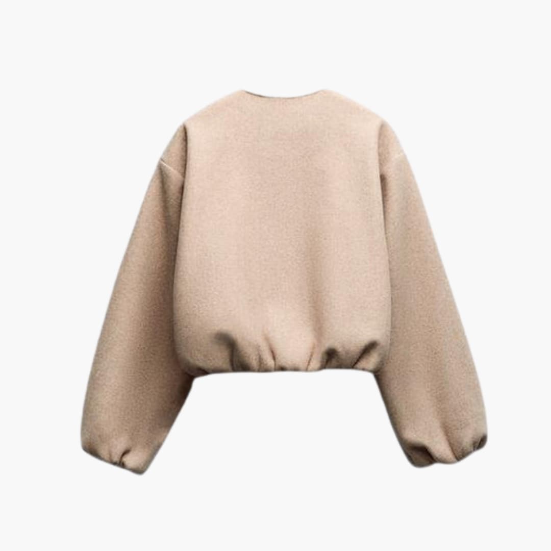 Casual bomberjakke til kvinder med flydende pasform og moderne design