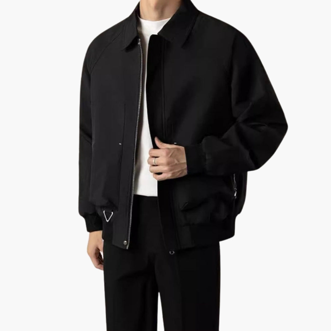 Giacca bomber uomo con chiusura frontale con zip