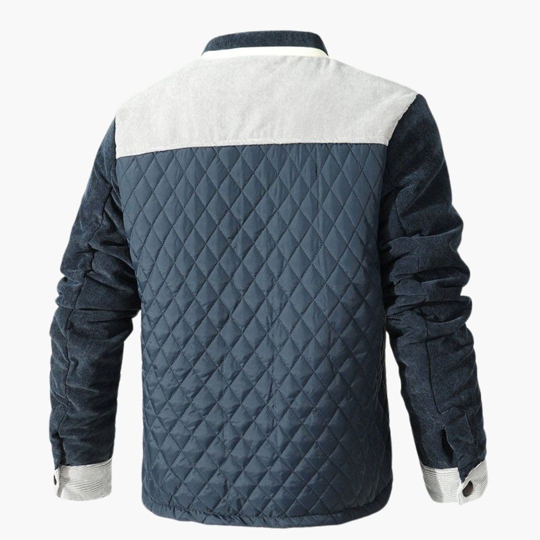 Veste cruiser homme à surface matelassée