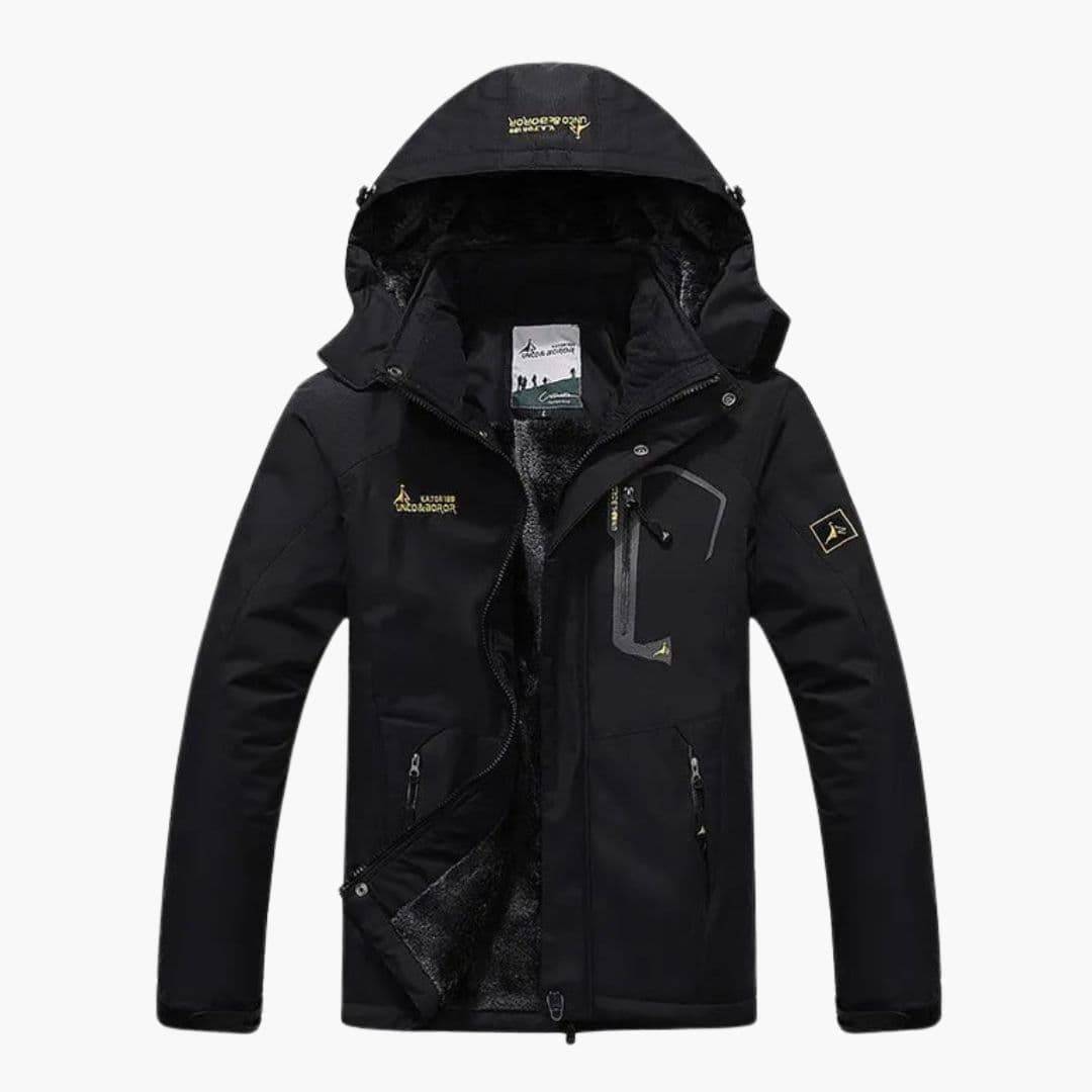 Veste d’hiver homme à capuche amovible