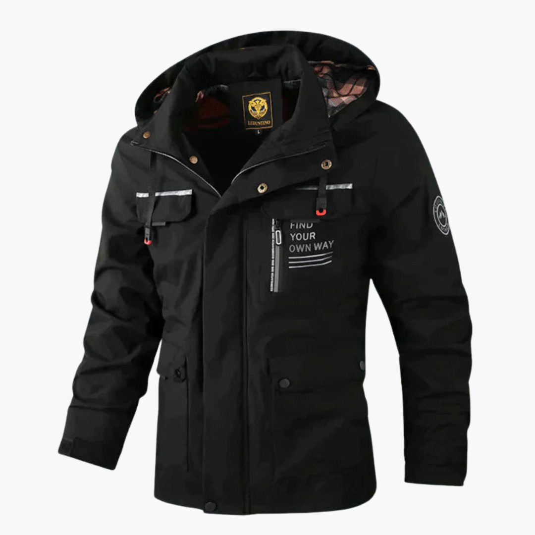 Veste d’hiver pour homme avec capuche
