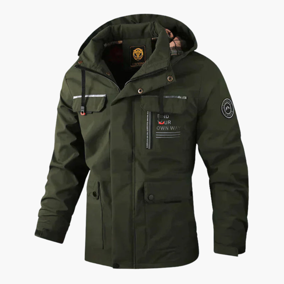Veste d’hiver pour homme avec capuche