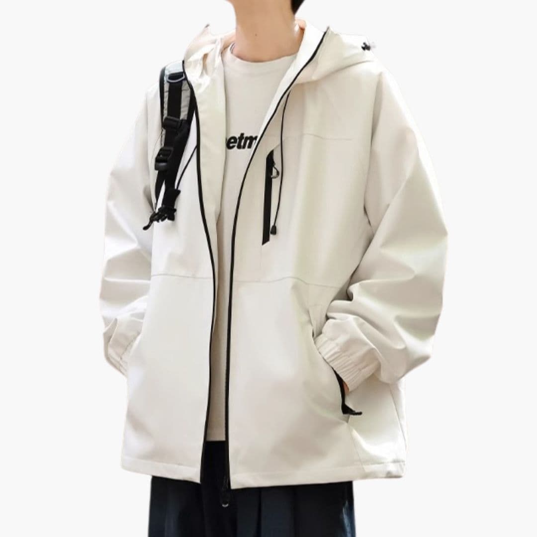 Veste de pluie femme avec fermeture éclair