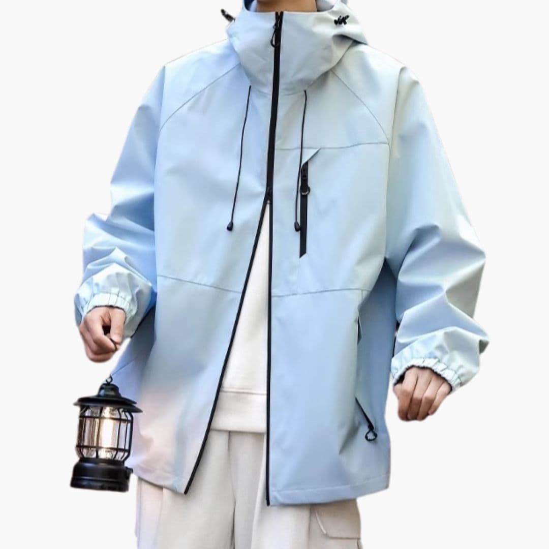 Veste de pluie femme avec fermeture éclair