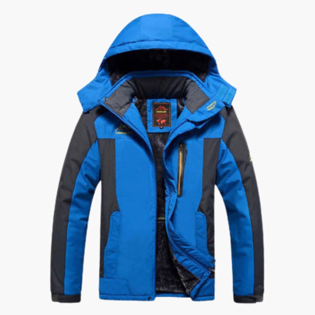 Dames ski jas met capuchon en meerdere zakken