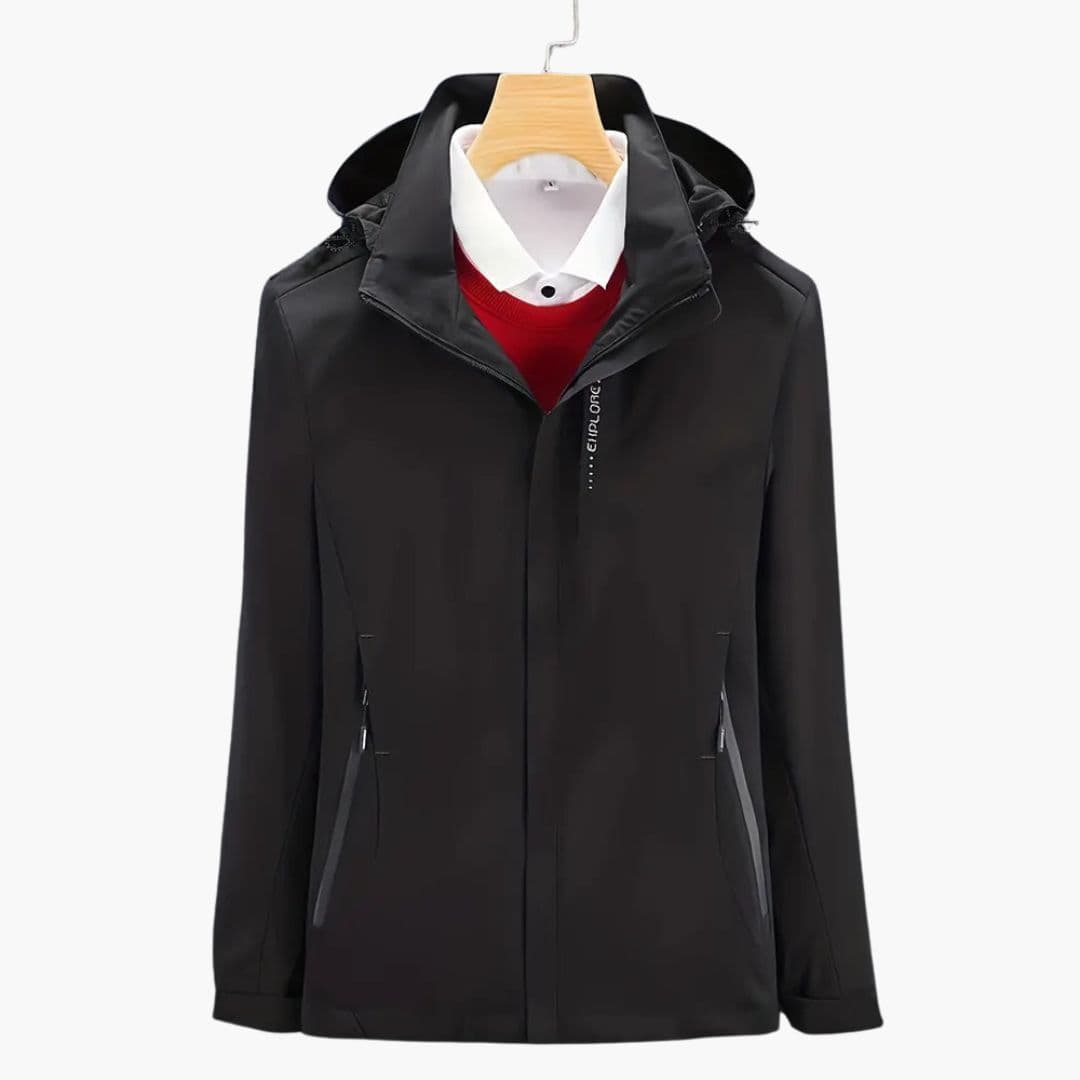 Veste de ski femme avec capuche et poches zippées