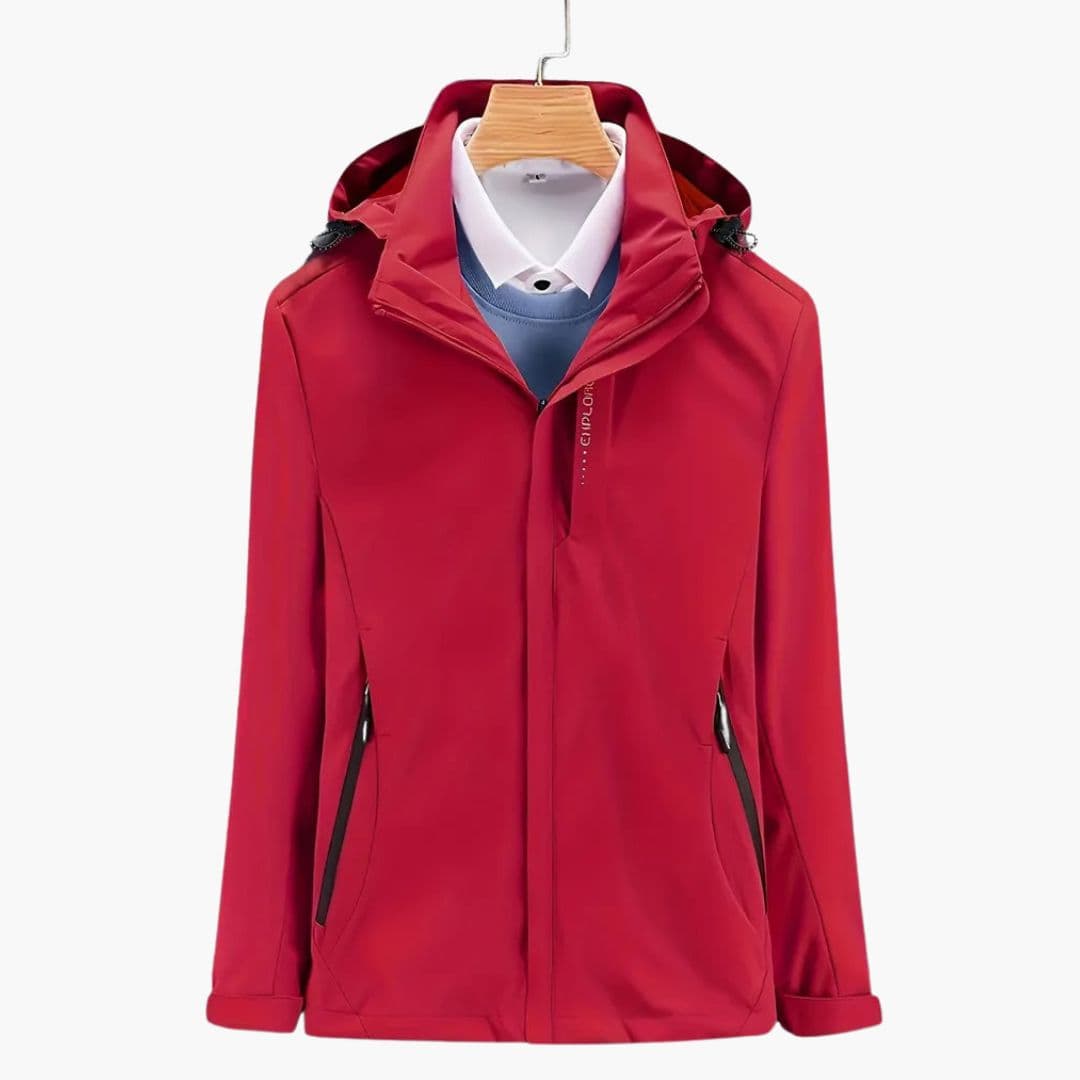 Veste de ski femme avec capuche et poches zippées