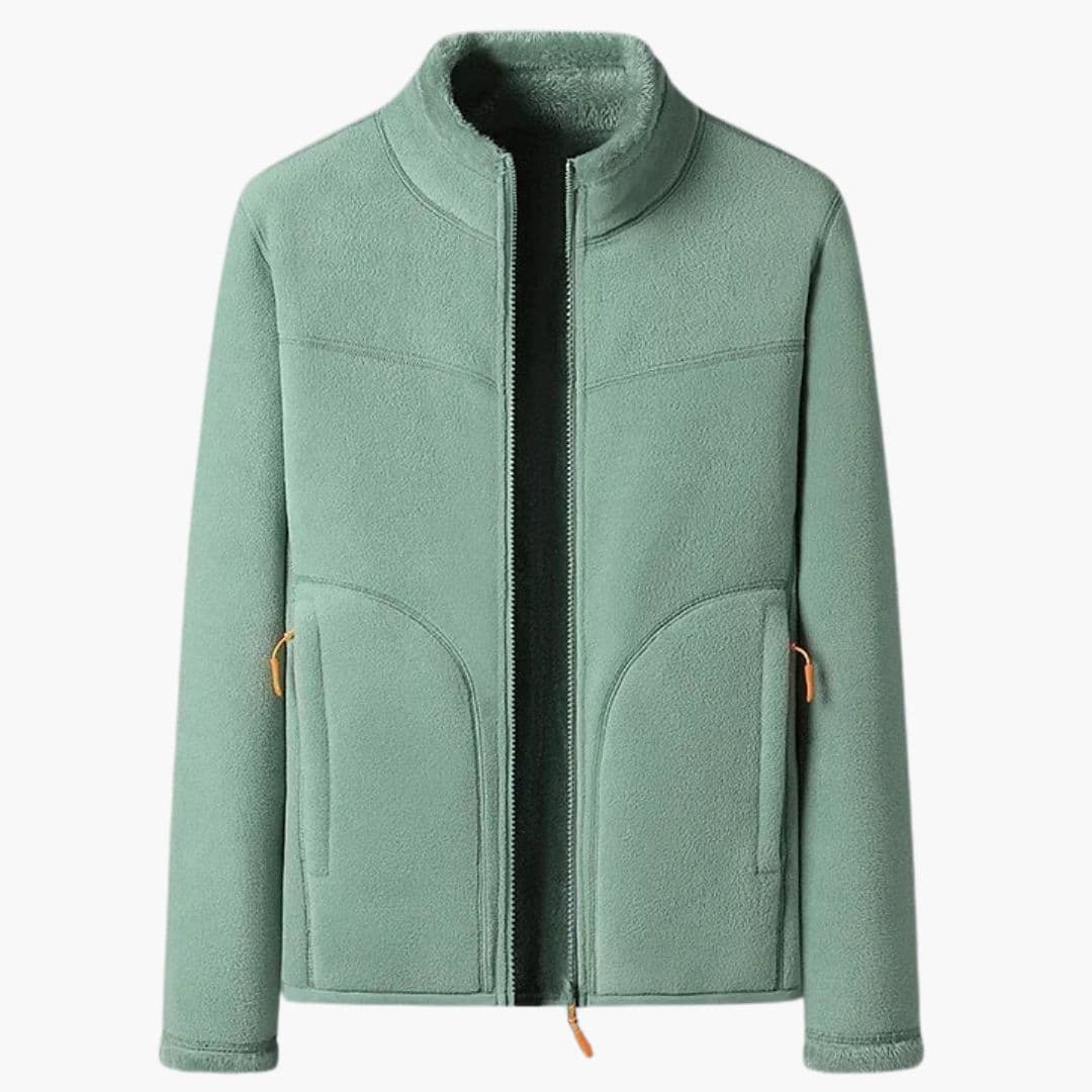 Veste de ski femme avec col montant et poches latérales