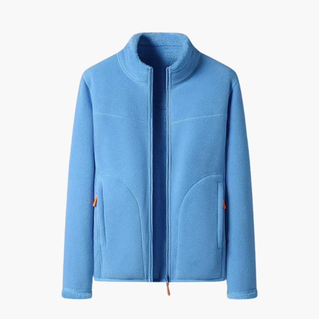 Veste de ski femme avec col montant et poches latérales