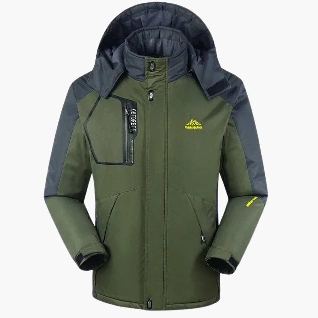 Veste de ski homme avec capuche et poches zippées