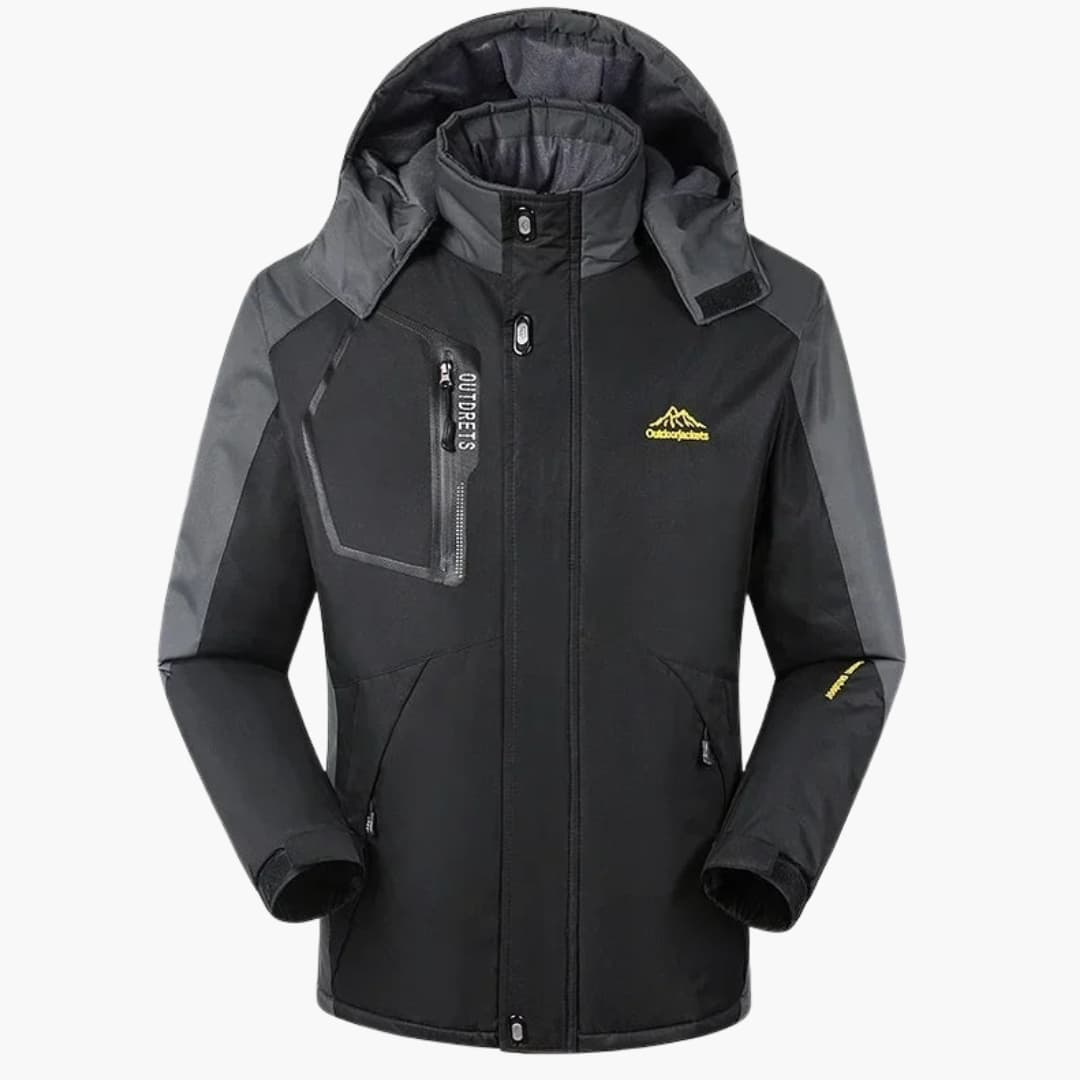Veste de ski homme avec capuche et poches zippées