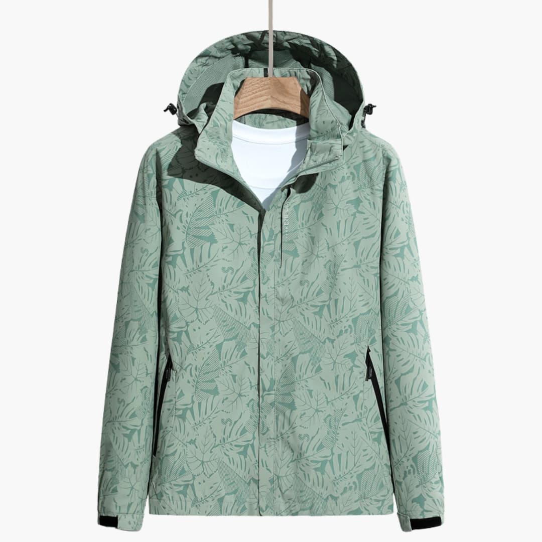 Veste femme à capuche avec fermeture zippée et manches longues