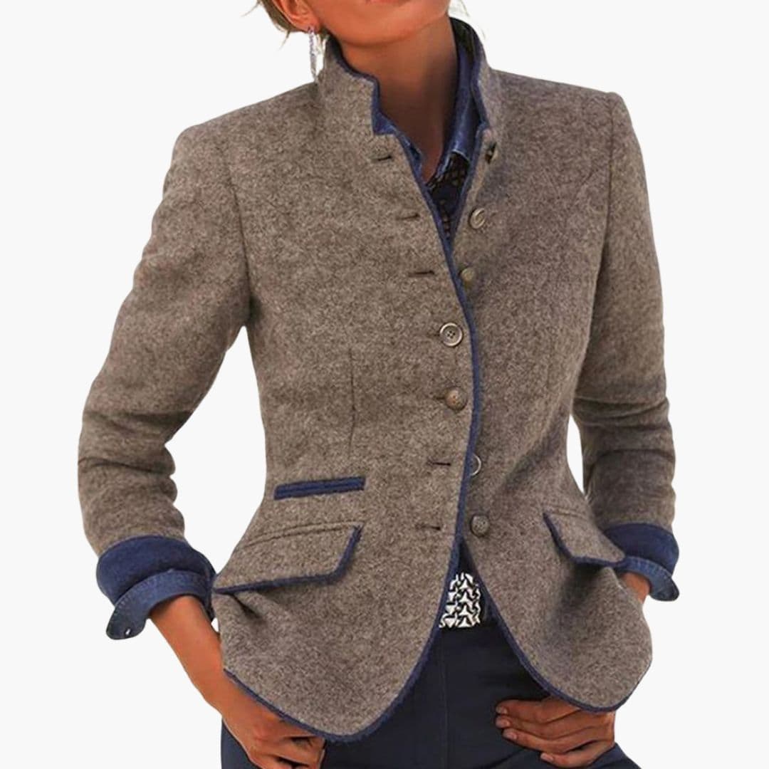 Veste femme à manches longues avec boutons