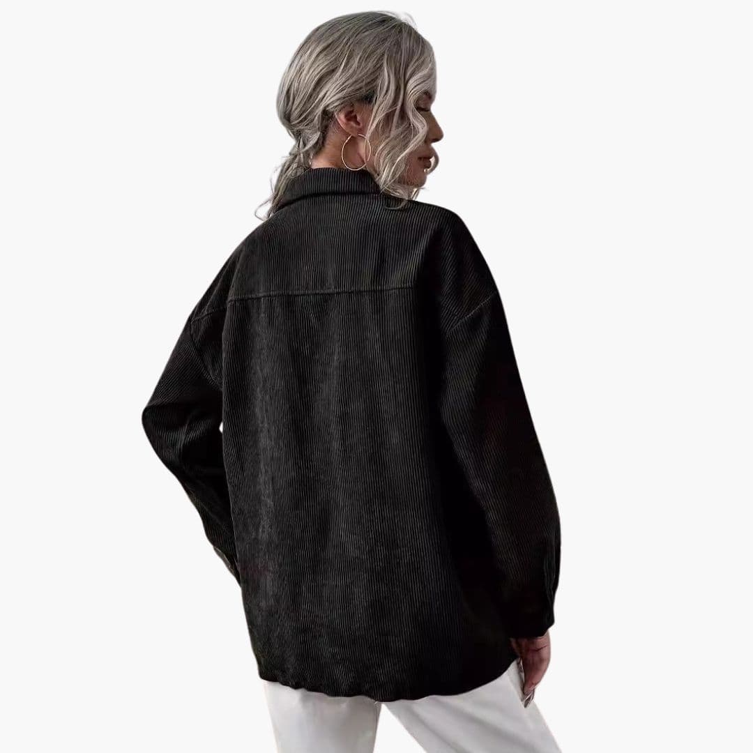 Veste femme avec boutons et poches poitrine