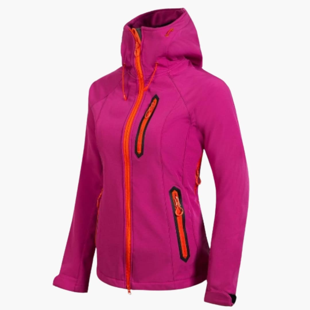 Giacca donna con cappuccio e chiusura lampo