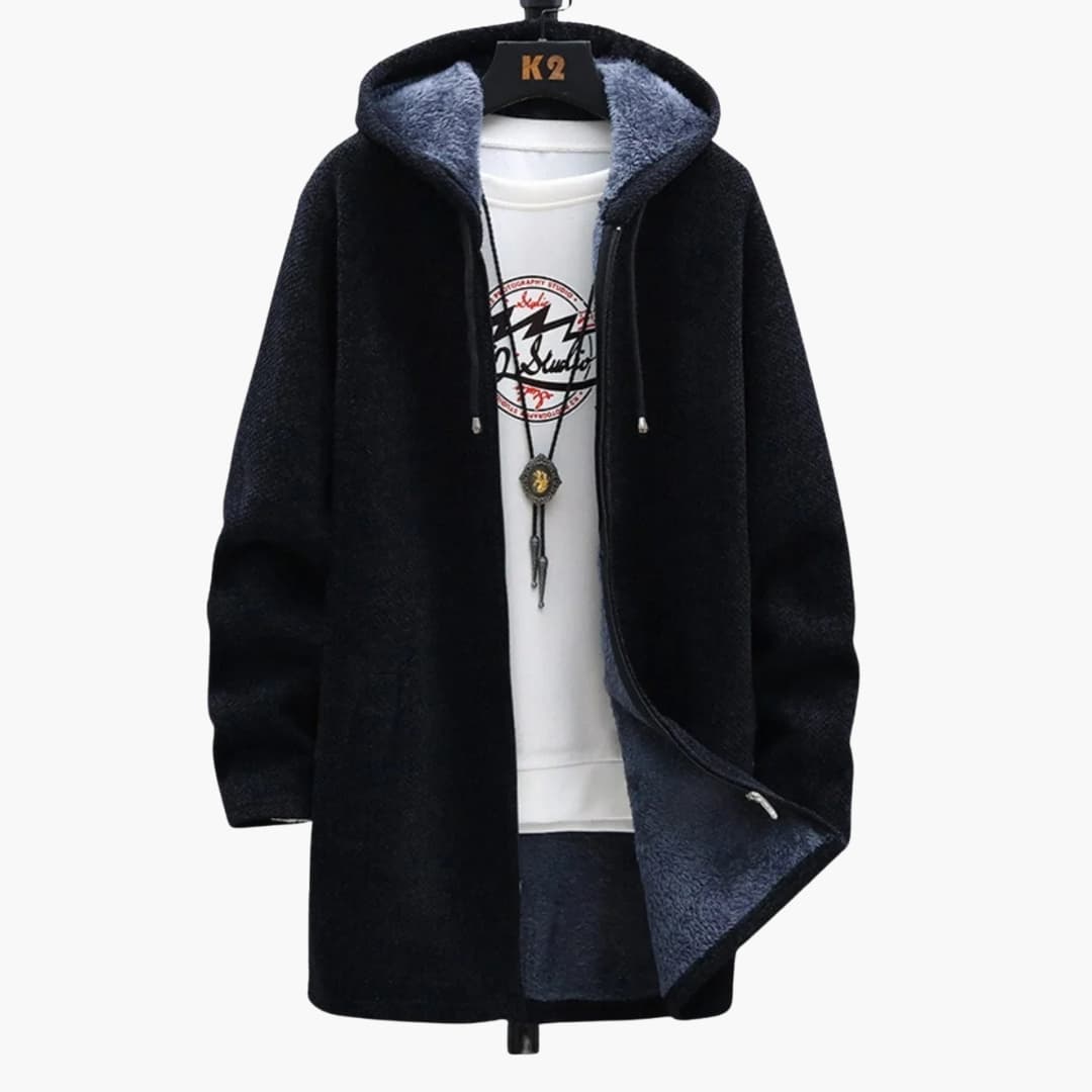 Veste femme avec capuche et fermeture zippée