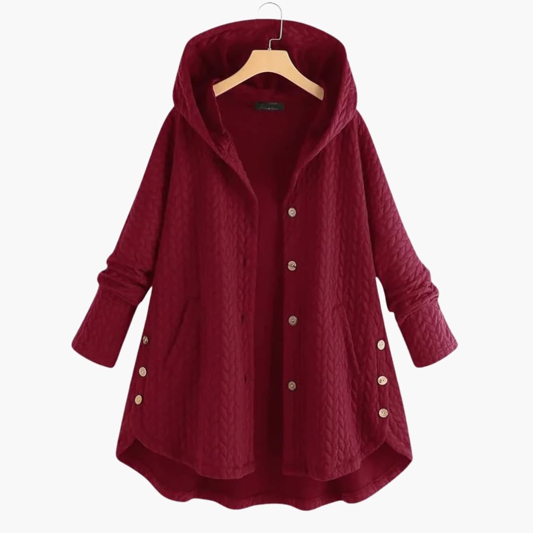 Veste femme avec coupe cintrée et fermeture zippée