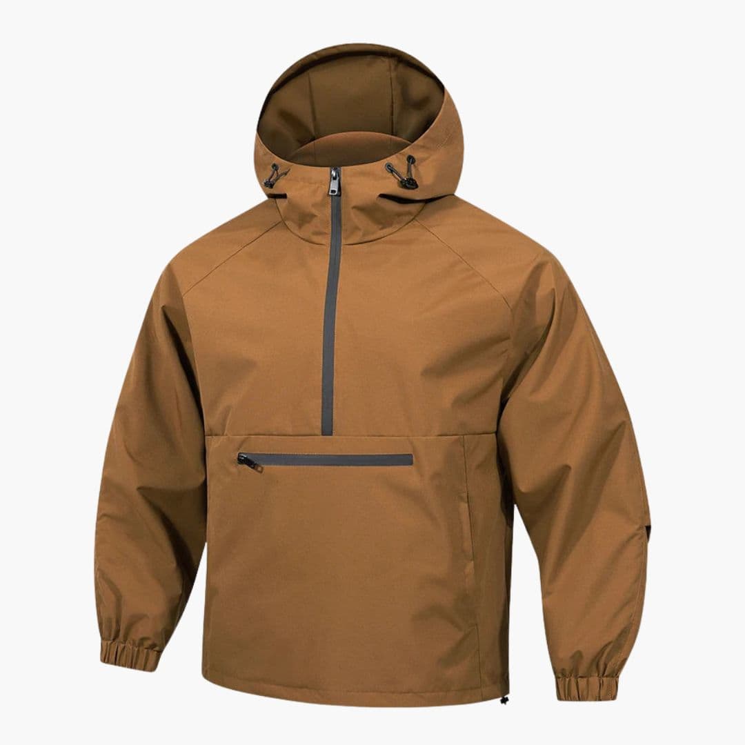 Veste homme à capuche et poche zippée devant