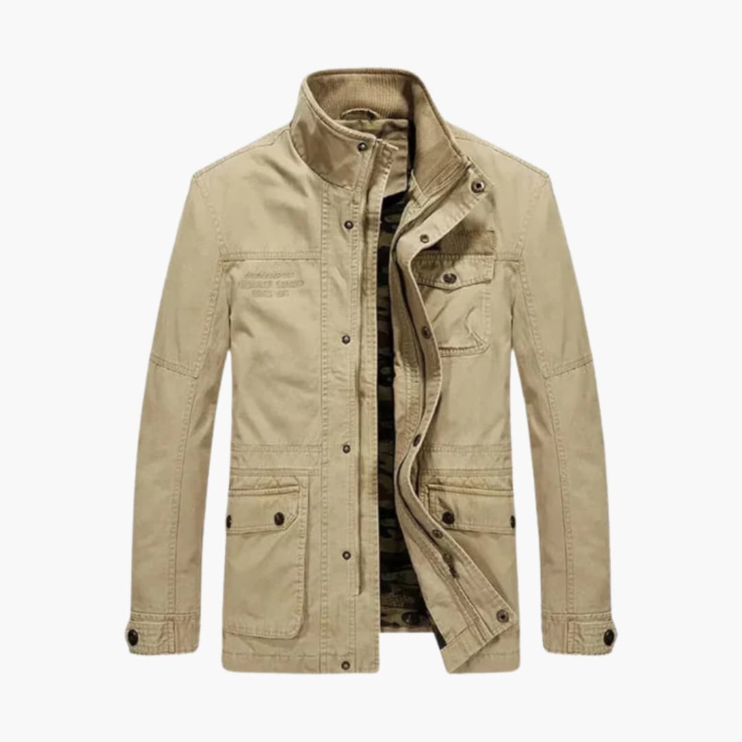 Veste homme à fermeture zippée et multiples poches