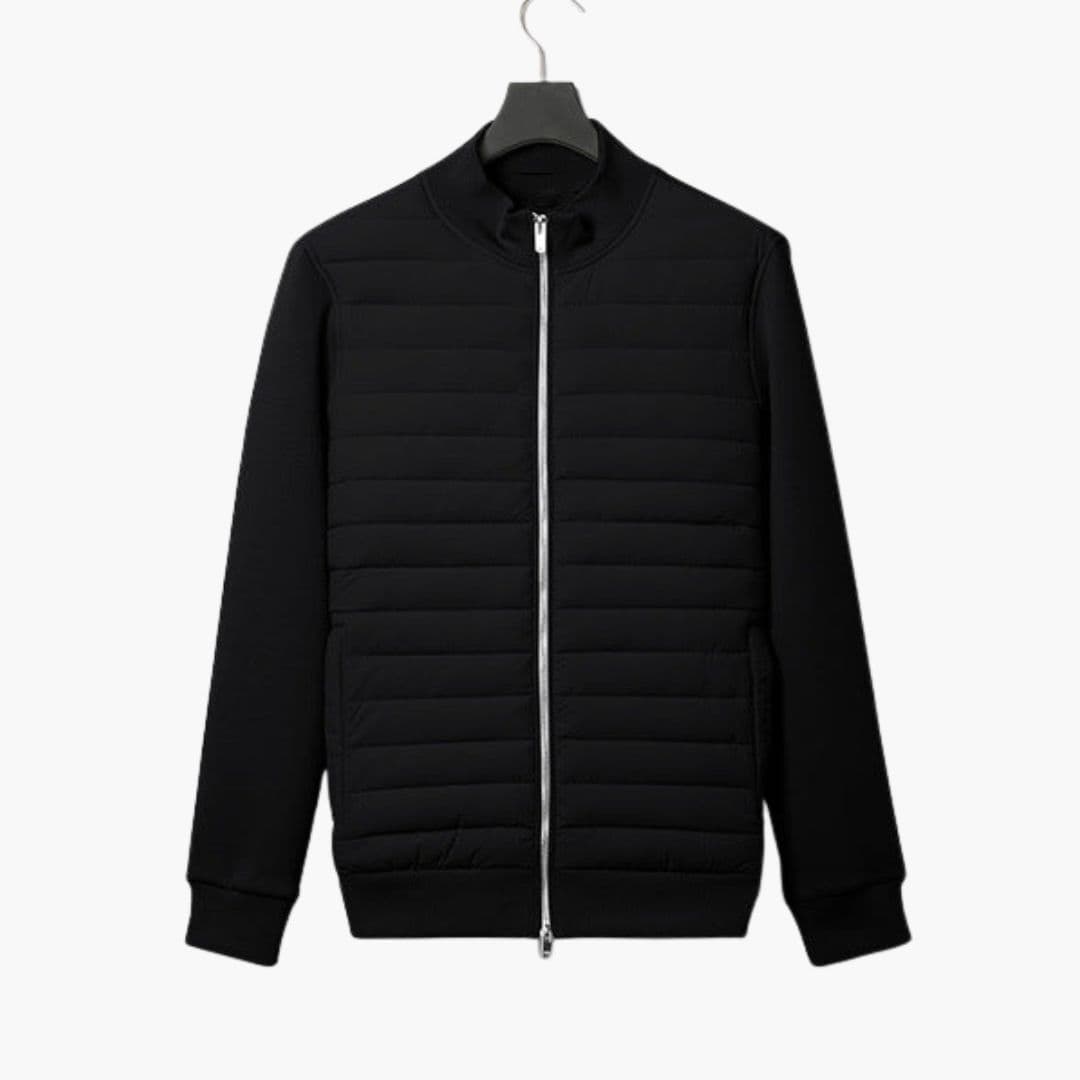 Veste homme matelassée avec col montant