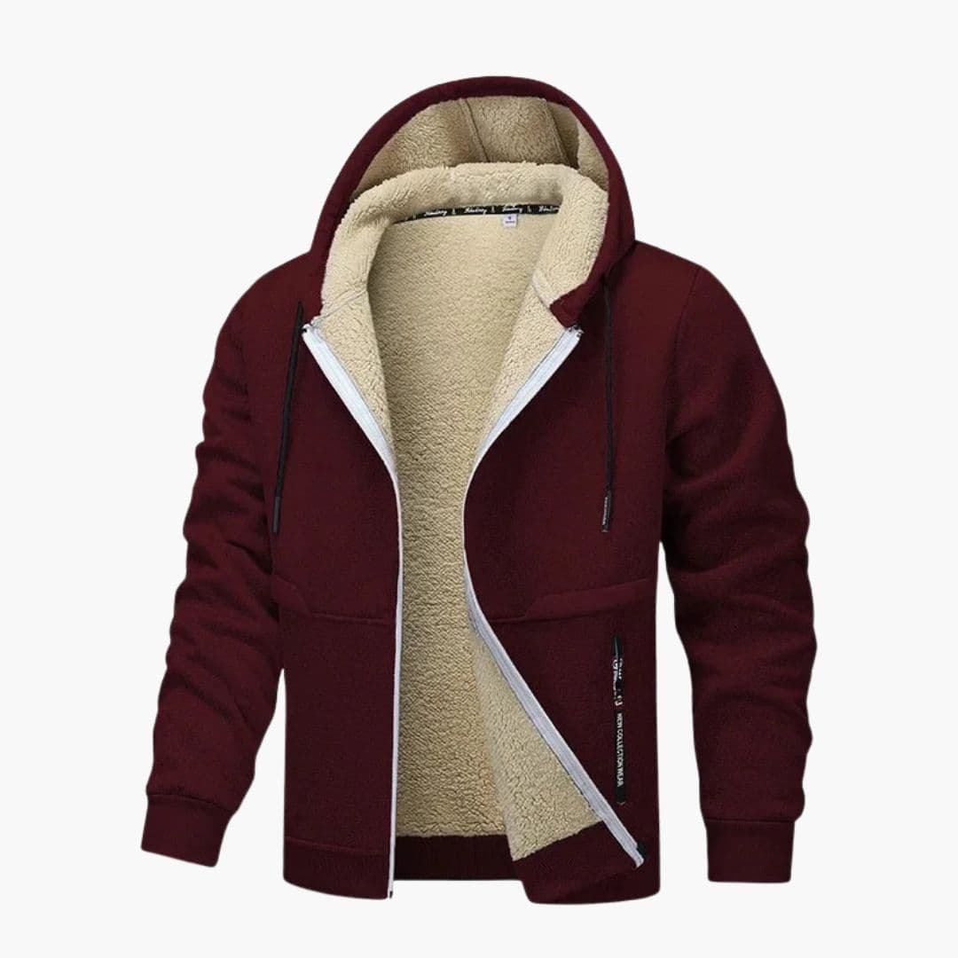 Veste polaire homme avec capuche