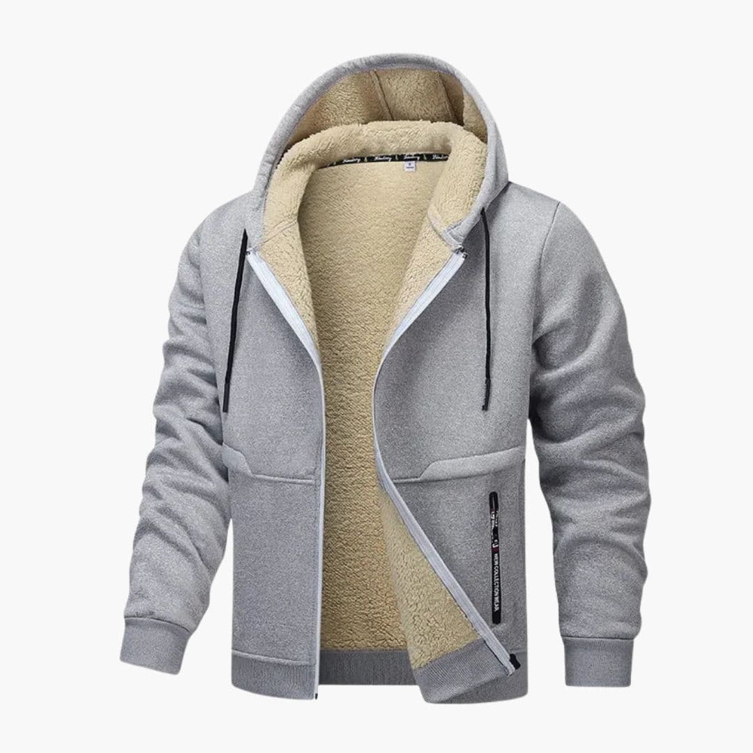 Veste polaire homme avec capuche