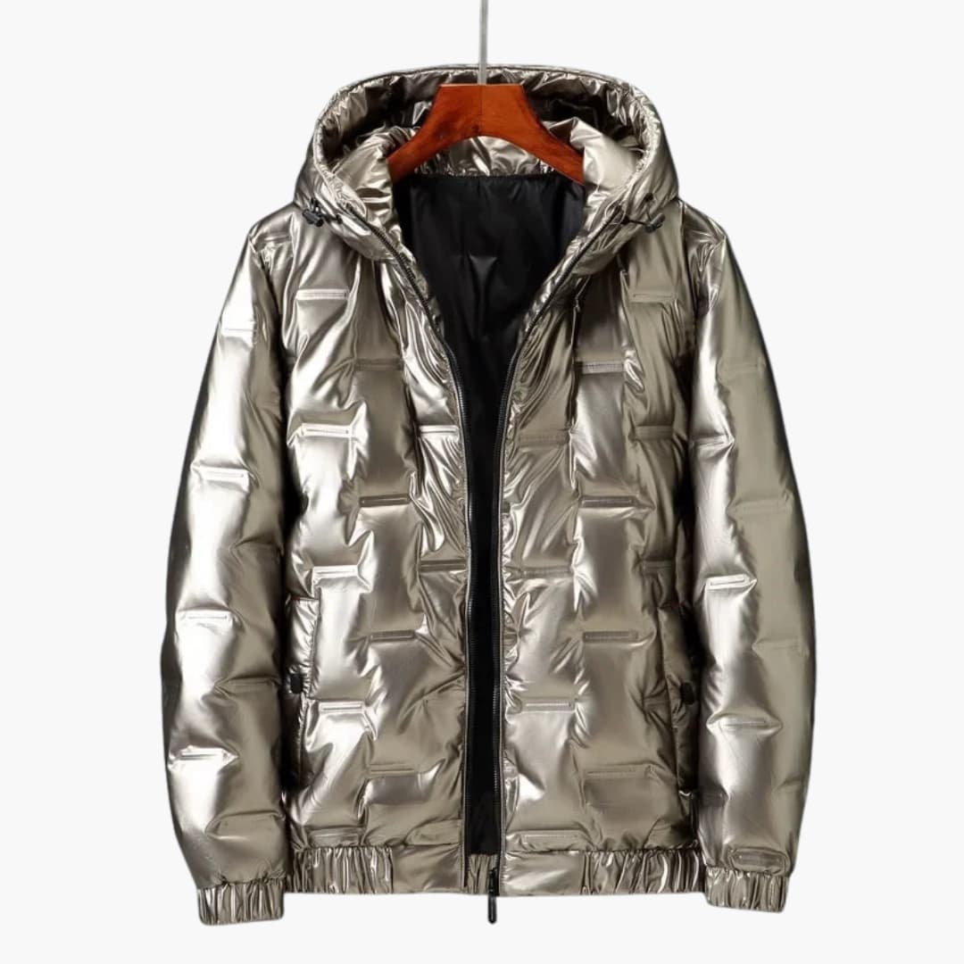 Veste pour homme avec capuche et fermeture éclair