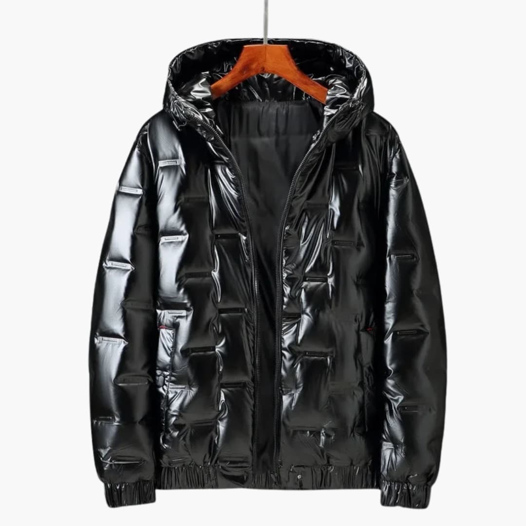 Veste pour homme avec capuche et fermeture éclair
