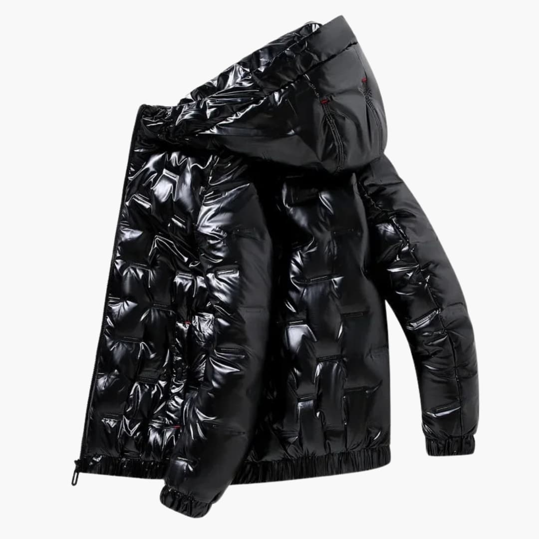 Veste pour homme avec capuche et fermeture éclair