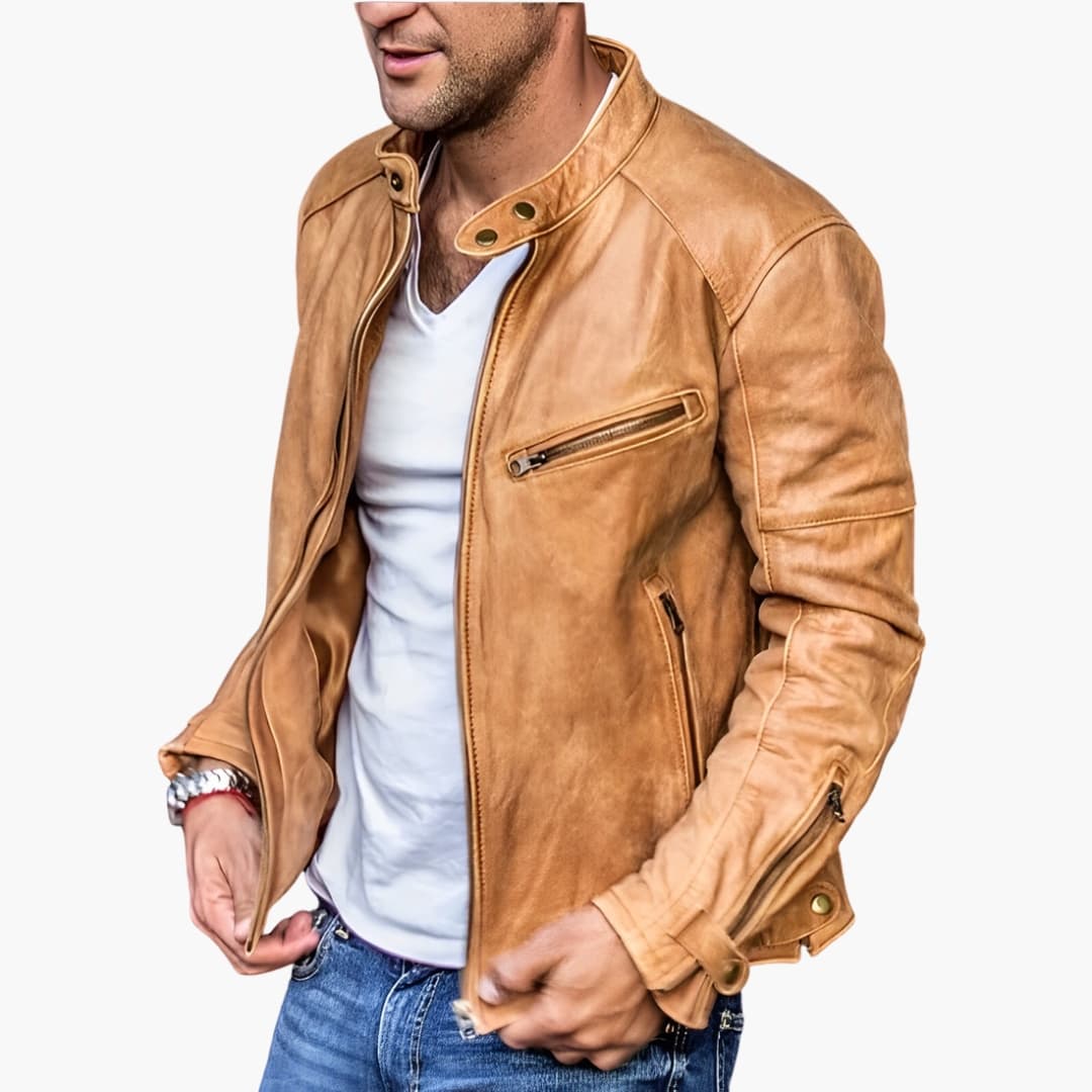 Veste pour homme avec col montant