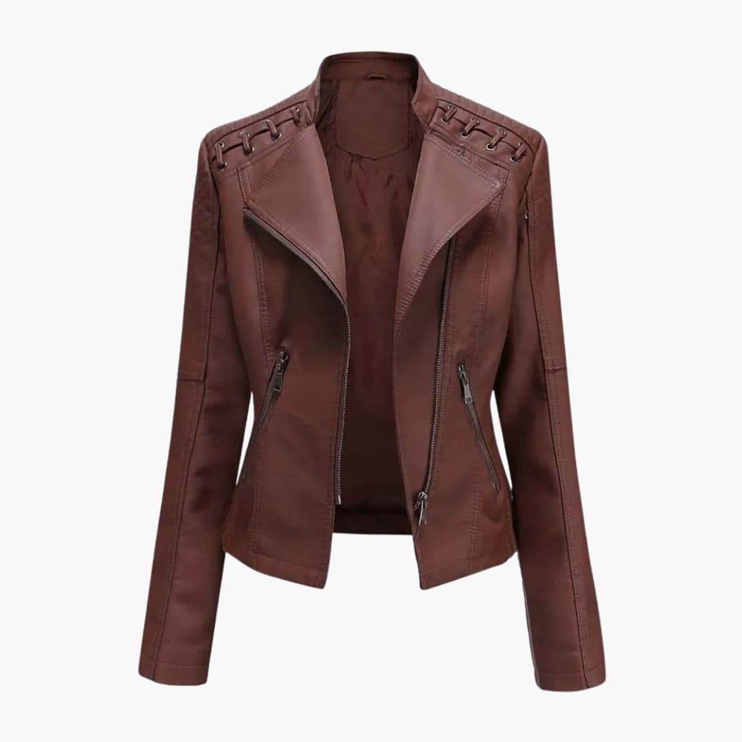 Veste femme avec épaules matelassées